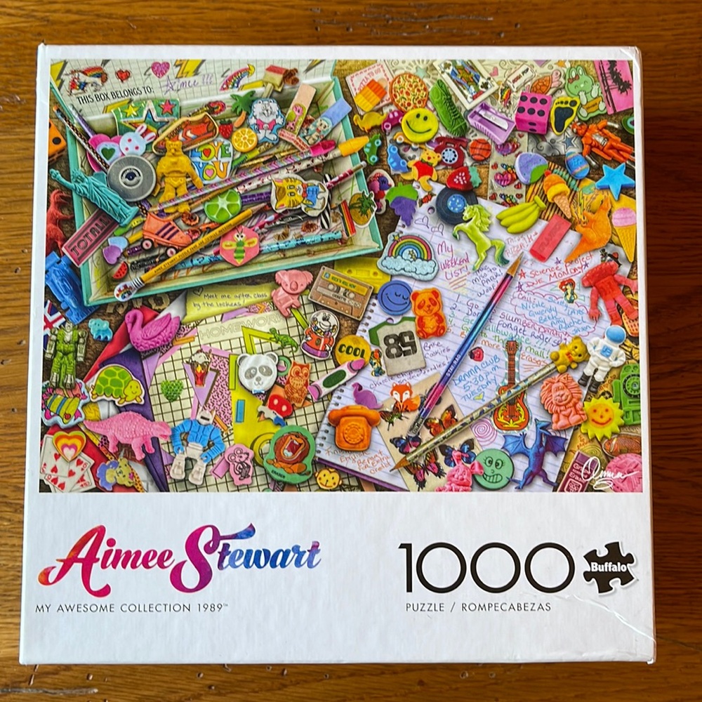 Buffalo Games 1,000 piece puzzle Aimee Stewart My Awesome Collection 1989